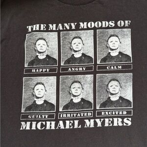 Worn Michael Myers Moods Halloween Horror tshirt